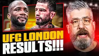 LUKE THOMAS *live results* | UFC London | Leon Edwards vs Sean Brady | Watchalong & Post-Fight