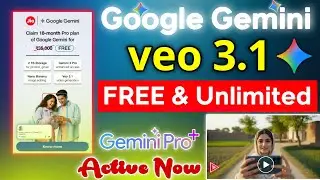 veo 3 free unlimited // jio Gemini access veo 3.1  // Gemini Pro active now // veo 3.1 tutorial