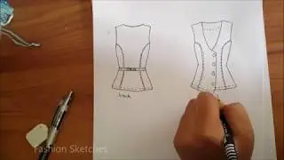 How to draw fashion flats by hand Easy for beginners