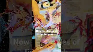 Building up colour painting a polymer clay figurine #artstudio #polymerclay #artist