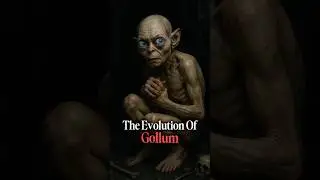 The Evolution Of Gollum #gollum #lordoftherings #fantasy #history #evolution