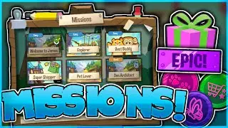 All Animal Jam MISSIONS and How to Get ALL PRIZES! (2023)
