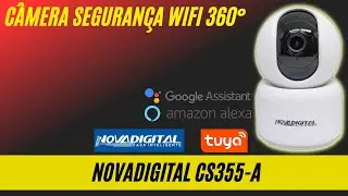 NovaDigital CS355-A: A C&acirc;mera Wifi Inteligente com Vis&atilde;o em 360&deg; 📹