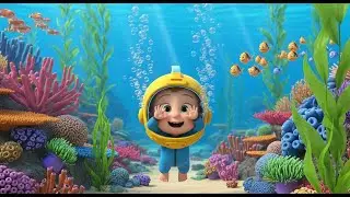 Escondite de animales del océano 🙈🌊 | Canciones infantiles de animales marinos | Baby Song Español