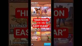 🔥 High Noon Stage 11&ndash;15 Walkthrough | Beat Every Level Easily | Last War Survival #lastwar