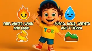 Water, fire, wind, and land, The Magic Elements | Fun Kids Song & Party Moves | Dance with Tok