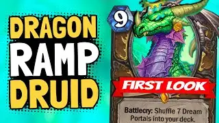 ALL THE DRAGONS, ALL THE MANA! Dragon Ramp Druid | Descent of Dragons | Hearthstone