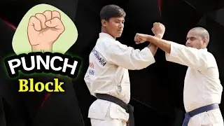 Middle punch block karna sikhe || online karate  training || Shahabuddin karate