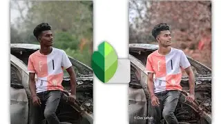Snapseed Red Tone Photo Editing Tutorial in Hindi | Lightroom Photo Editing step by step |Das sahab.