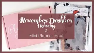November Dashbox ft. Planner Press & Mini Planner Haul // Plan with Juli