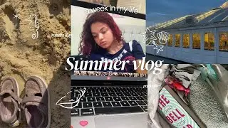 PRODUCTIVE SUMMER WEEK | going to the beach, results day, finding routine