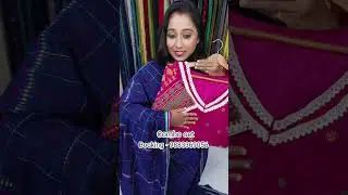 I have brought a combo set for you, if you like it, book it quickly #sareelove #saree #santipursa...