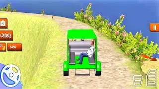 Bicycle Motor Rickshaw Taxi & Stunt Driving | Rickshaw Taxi 3D Games - Android Gameplay #73