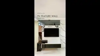 TV Feature Wall Makeover | Fluted & Marble Panel Combination