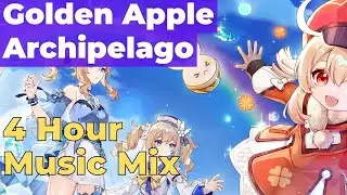 Genshin Impact music for focus | ft Golden Apple Archipelago Music / Summertime Odyssey OST | 原神 원신