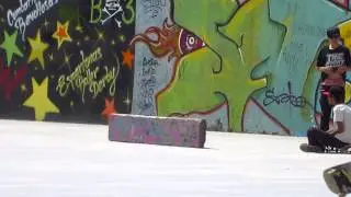 skate boarding en el parque nacional
