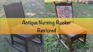 Furniture Makeover/ Antique Rocker Restored