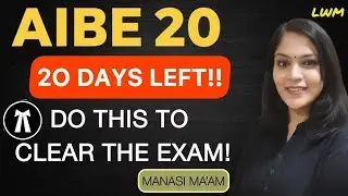AIBE- DO THIS TO CLEAR THE EXAM! | Preparation Strategy| Manasi Ma'am #aibe #aibe2025 #preparation