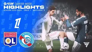 HIGHLIGHTS OLYMPIQUE LYON - STRASBOURG | FC26 CAREER MODE | S1 | PS5 GAMEPLAY