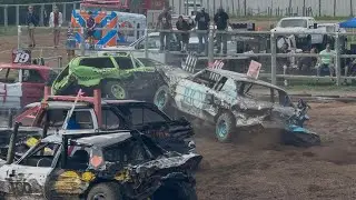 North Battleford Demolition Derby Heat 2, August 23rd 2025