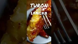 🤤Filipino's TURON with LANGKA | Sweet & Cruchy 🍌 Dessert| Filipino Food