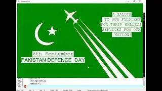 𝟲 𝗦𝗲𝗽𝘁𝗲𝗺𝗯𝗲𝗿| 𝐃𝐞𝐟𝐞𝐧𝐜𝐞 𝐃𝐚𝐲💚Drawing with Coding Pakistan Defence day| Aye Rah-E-Haq Kay Shaheedo Status