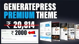 today offer only 💥GeneratePress Premium Theme Available Rs.999 INR/- #seobacklinks #adsenseloading