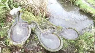 A Large Ovella Flowform Cascade. Rhythmic flow.