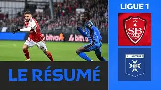 Brest - Auxerre | 2-0 | R&eacute;sum&eacute; | Ligue 1 2025-26 | brest auxerre
