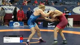 87 Kg Consolation Josh Kolenda Northwood Grapplers Vs Dan Olsen Unattached