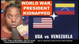 USA VS. VENEZUELA 2026 PSYCHIC TAROT READING | DONALD TRUMP, BOMBING, NICOLAS MADURO KIDNAPPED