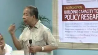Policy Research Workshop: Writing and Publishing Policy Papers by Dr.Temy Rivera