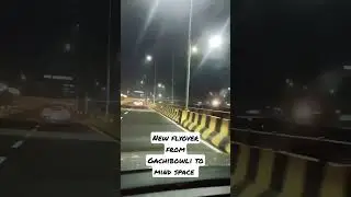#newflyover directly from Gachibowli ORR exit. very useful #gachibowli #mindspace
