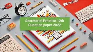 Secretarial Practice class 12th MH board PYQ 2022 || Secretarial Practice paper solution 2022