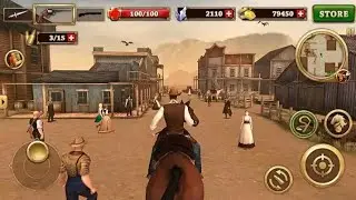 West gunfighter gameplay least mission😤😡 the day before