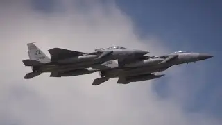 F-15 Eagle 2-Ship Flybys - 2022 CenterPoint Energy Dayton Air Show