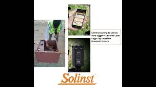 Solinst Data logger with Solinst Level Logger 5 App Interface
