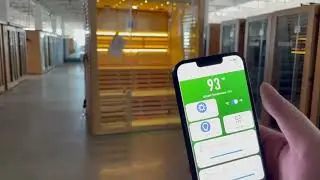 Hylivesaunas Luxury Traditional Steam Sauna Room with Mobile-app Control System 4+People- Steam 4