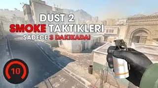 CS2 DUST 2 | 3 DAKİKADA SMOKE TAKTİKLERİ!