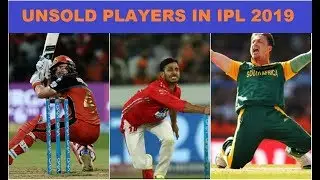 Top 25 Unsold Players in IPL 2019