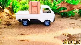 Tiny Bricks, Mini House Construction & Small Pickup Van Loading | Satisfying Mini Build