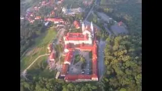 Lot nad Kalwarią Zebrzydowską  i Lanckoroną .