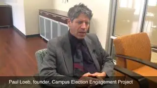 Interview with Paul Loeb on his advice for student voters