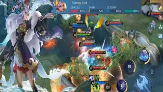 NO GANKS ALLOWED FOR THE ENEMY - TOP GLOBAL ODETTE INSANE DMG - MOBILE LEGENDS