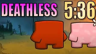 [WR] DEATHLESS Abattoir in 5:36 - Super Meat Boy Forever's Hardest Custom Chapter