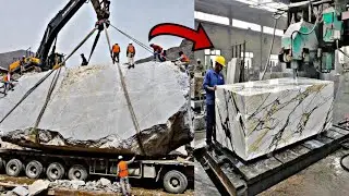 Huge Stone Transport with Ropes | Heavy Machinery UK