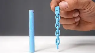 99% of people can’t do it.//Carve a chain with chalk