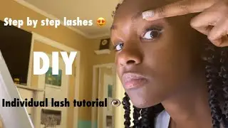 How to install mink lashes beginner friendly 👀🥰