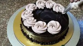 1Kg Chocolate Cake Decoration Ideas l How to Decorate a Chocolate Cake