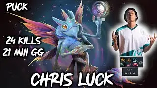BEASTCOAST. CHRIS LUCK EPIC 900 GPM PUCK MID 24 KILLS IN 21 MIN Peruvian Pro dota2 7.28b fullgame